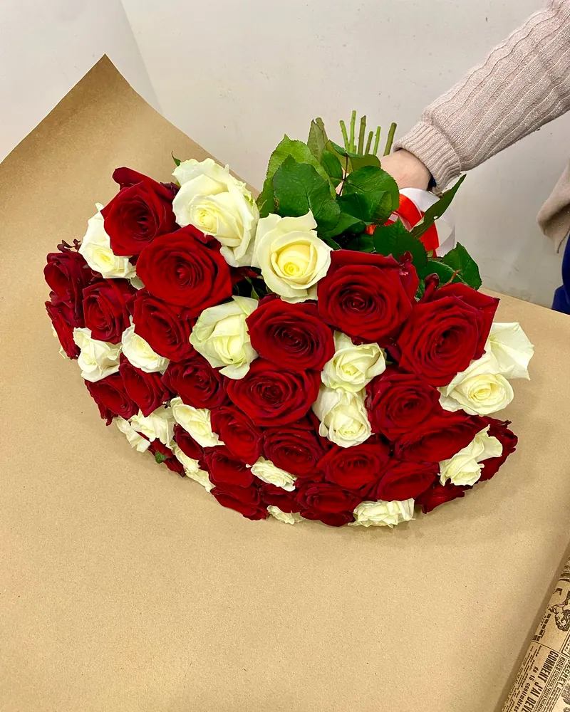 Букет, собранный флористами «Флора Мия»