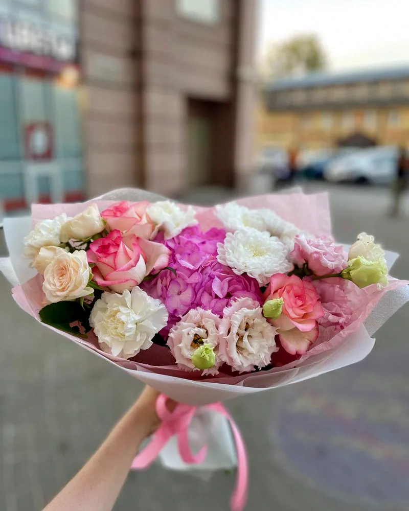 Букет, собранный флористами «Флора Мия»
