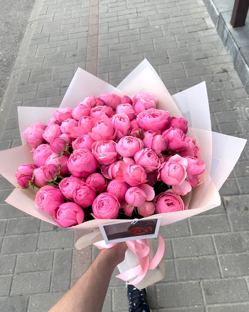 Букет, собранный флористами «Флора Мия»